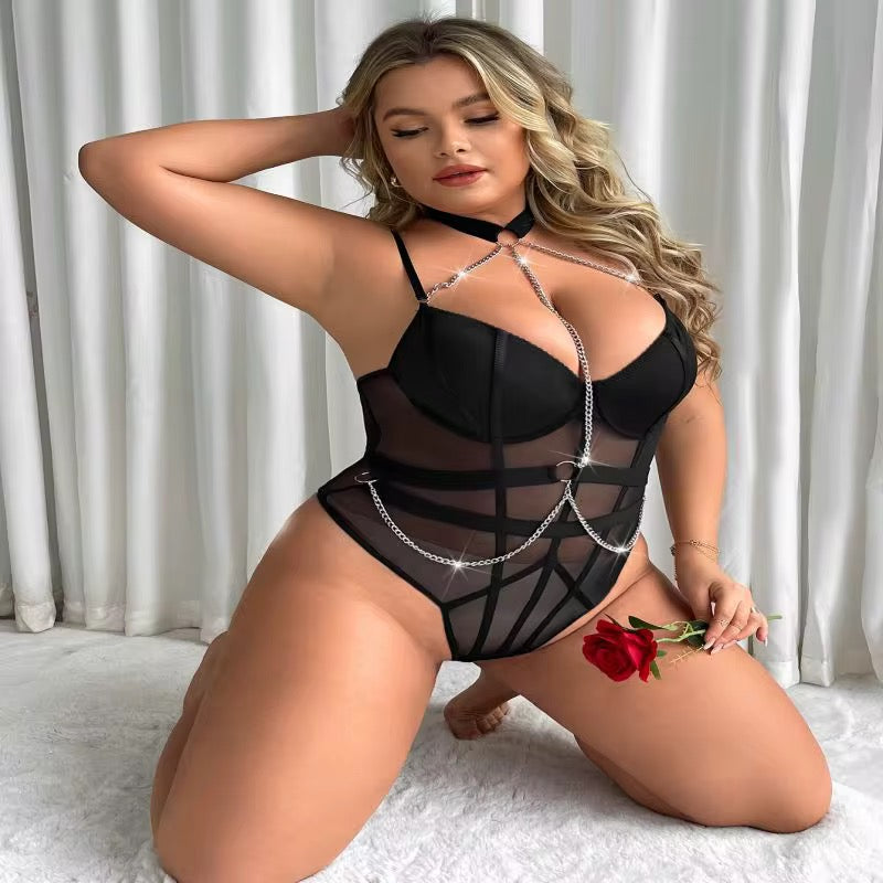 Midnight Chain Seduction Set